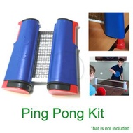 [1件裝] 可伸縮乒乓網架 便攜式 桌面乒乓球架 小型網球架 桌球檯網架 家用娛樂桌球架