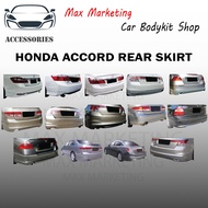 HONDA ACCORD 1994 2004 2006 2008 2009 2011 2014 2016 REAR SKIRT MUGEN MDL EURO CAR BODYKIT LIP