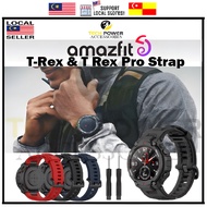 Amazfit T-Rex &amp; T Rex Pro Strap Silicone Band, Tali Jam Amazfit T-Rex &amp; T Rex Pro Huami Amazfit Replacement Strap