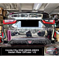 Honda City GN2 2020-2023 Sedan RS V2 Diffuser City Bodykit City GN2 Accessories RS Lips City Rear Li