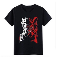 Anime Naruto Cosplay T-Shirt Namikaze Minato Sharingan T Shirt Summer Cotton Short-Sleeve Men Tees Tops