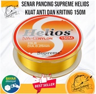 Senar Pancing Kuat Dan Anti Keriting SUPREME HELIOS 150M - Kuning