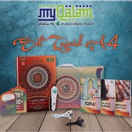 My Qalam Al Quran Digital Model Al Mauiz Saiz A4 Lengkap Dengan Panduan Doa, Haji dan Iqra Dengan Pe