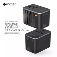Mazer Infinite World Travel GaN 65W PD Travel Charger