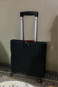 可買可換♻️黑色方便手推車折疊購物車街市買餸車戶外（無蓋）