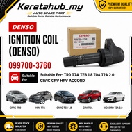 DENSO 099700-3760 Ignition Coil 1PC For Honda Civic FB TR0 TEB 1.8 CR-V T0A HR-V T7A Accord T2A 2.0