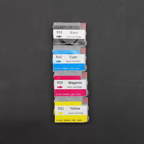 4 Colors/set Refillable Ink Cartridges For HP 932 933 For HP Officejet 7110 H812a 7610 6100 6600 670