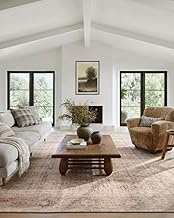 Loloi Amber Lewis Georgie Collection GER-02 Area Rug, Ocean/Sand, 7'-6" x 9'-6"