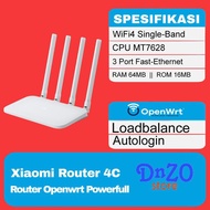 mi router 4c openwrt xiaomi wifi ssr passwall loadbalance autologin