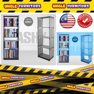 8 Grid DIY Multilayer Lightweight Plastic Book Shelf Shelving Cabinet Storage Rack Simple Bookshelf 