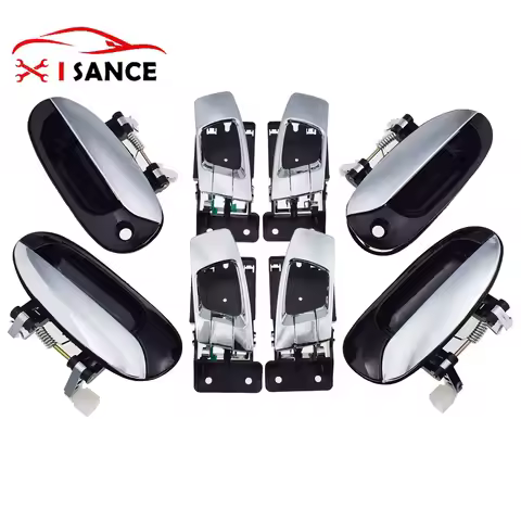 Car Insdie &Outside Door Handles Chrome for 2002-2006 Kia Carens 0K2FA5833044 0K2FB-58410 0K2FB-5941