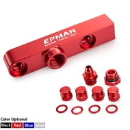 Billet Aluminum Assembly Twin Fuel Pump Outlet Manifold for 044 fuel pump For BMW e39 android