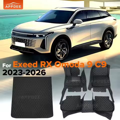 APPDEE Car Floor Mats For Exeed RX Omoda 9 C9 2023 2024 2025 2026 LHD&RHD Car Foot Pads Custom Autom