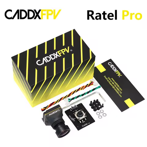 Caddx Ratel PRO Analog FPV Camera 1500TVL 125° FOV 9.5g HD Night Vision Cam for RC Drone Racing
