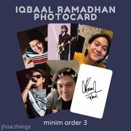 [UNOFFICIAL] PHOTOCARD BAALE IQBAAL RAMADHAN CJR MUSICIAN COBOY JUNIOR KEYCHAIN IQBAALE IQBAL MERCH