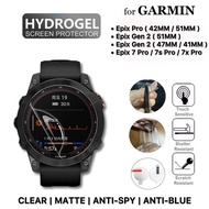 Anti-Scratch Hydrogel Garmin Epix Pro Epix Gen2/ Epix 7 Pro 7s Pro 7x Pro/ GarminScreen Protector