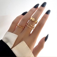 3pcs Korean Fashion Rings Fashion Rings Contents 3pcs Contemporary Fashion Rings