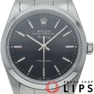 นาฬิกาข้อมือผู้ชาย Rolex Air-King 14000(A) ตัวเรือนสแตนเลส สีดำ ขัดเงา รุ่นปี 1999 สภาพดีเยี่ยม [มือ