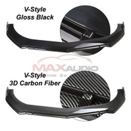 SAMURAI-LIPS Double Layer Universal FRONT BUMPER DIFFUSER LIP (Fit All Car) PERODUA AXIA BEZZA MYVI 