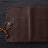 [ltc] Tools Knives Roll Up Bag Carving Poet Knives Leather Bag Storage Organizer [SG]