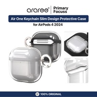 ARAREE Case AirPods 4 2024 ARAREE Transparent Bumper Keyring Air One Keychain Slim Design Protective