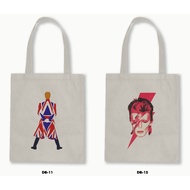 /Blacu Canvas Zipper Tote Bag - David Bowie 01