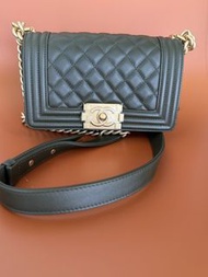 Chanel Boy Chanel 手袋 綠色