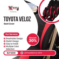 Toyota Veloz Car Seat Cover Front and Back Seat Cover 13 pcs for 7 seat Cloth Design Interior Cover