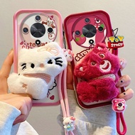Phone Case Honor X9d Honor 400 Smart Honor X7d HonorX9d 5G 4G Soft Casing Cute Painted Plush Cartoon