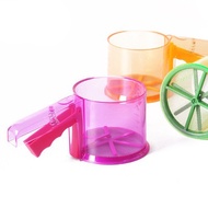 ** Color * Transparent Semi-Manual Powder Sieve (66) Baking Tools