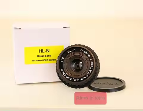 NEW Holga HL-N 60 mm f/8.0 Lens For Nikon DSLR Film SLR