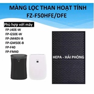 Màng Lọc HEPA + THAN Máy Sharp FP-J40E-W FP-G50E-W FP-JM40EV-B FP-GM50E-B