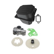 【VARSTR】Oil Pump Gasket with Muffler Kit for STIHL 038 380 MS380 MS381 038AV Chainsaw