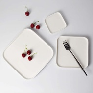 dinner set arcopal pinggan aesthetic Pinggan makan barat putih sederhana, piring stik, piring serami