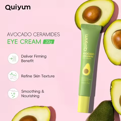 Quiyum Avocado Ceramides Eye Cream 20g Firming & Nourishing with Niacinamide & Shea Butter