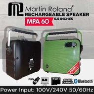 martin roland mpa 60mk2 1 year warranty included 2 handheld microphone