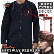 anggosae Stelan Baju Pangsi Bestway Premium Promo Free Pin + Iket Sunda Baju Adat Sunda Pangsi Stela