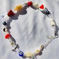 Grunge Style Handmade Beaded Necklace ❣️❣️