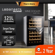 Lebensstil Kollektion (121L/43 bottles) Wine Chiller | LKWC-4301 (Wine Fridge Wine Cooler Wine Cella