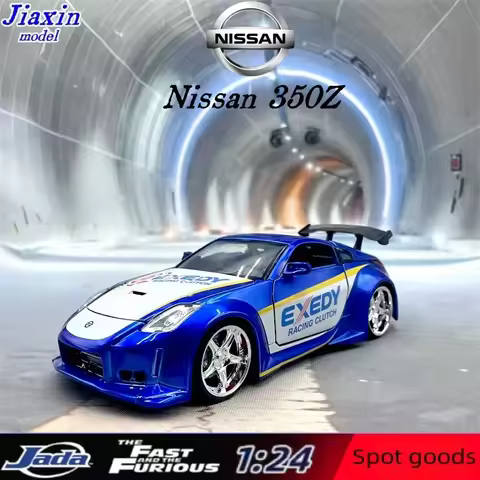 Jada1/24 Fast & Furious Nissan 350Z Painted Tokyo Drift simulation Alloy car model collects gifts fo