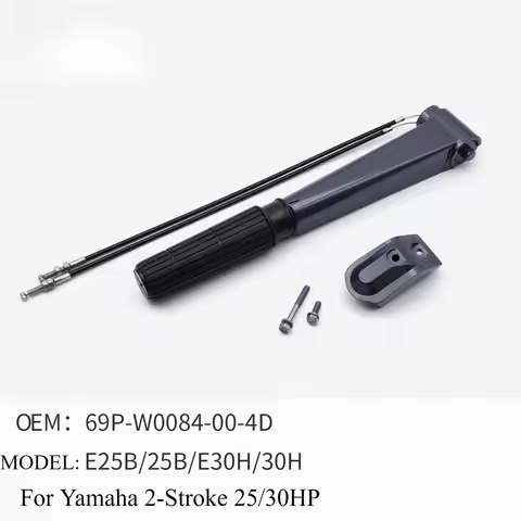 Outboard Engine Operating Handle for Yamaha 2-stroke 25/30 HP E25B/25B/E30H/30H Boat Motor Throttle 
