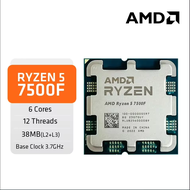 NEW AMD Ryzen 5 7500F R5 7500F 3.7GHz 6-Core 12-Thread CPU Processor 5NM L3=32M 100-000000597 Socket