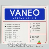 Vaneo Tracing Paper A3 90/ 95 gsm Tracing Paper