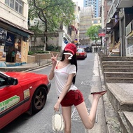 Style Low-Waist Slim-Fit Dopamine Hot Girl Millennium Slimmer Look y2k Denim Women Summer Shorts Sup