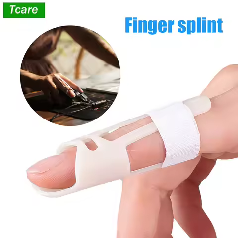 Tcare Finger Splints Mallet Brace Plastic Finger Support Finger Immobilizer Joint Protection Injury 