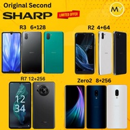 Sharp Aquos R7, Sharp Aquos R3 , Sharp Aquos R3 , Zero 2 ,Zero 5G Basic , R5G (5G), R Compact(used) 