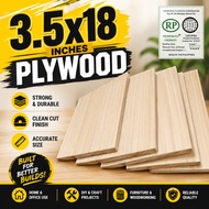 3.5x18 INCHES ordinary / marine plywood / plyboard replacement board for shelving storage rack rak