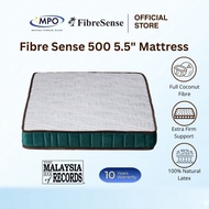 Fibre Sense FS500 | 5.5" Hybrid Support | 3" Natural Coconut Fibre & HD Foam Mattress