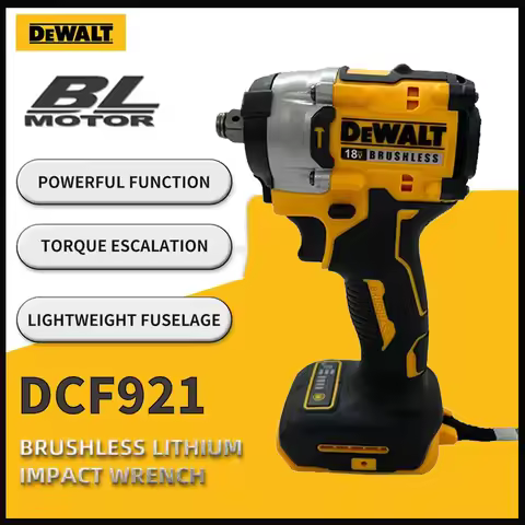 DEWALT DCF921 ATOMIC 20V MAX Cordless Wrench 1/2 in Cordless Impact Wrench Variable Speed Charging W