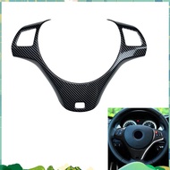 LHD Carbon Fiber Car Steering Wheel Trim for - 3 Series E90 E92 E93 2005-2012 Car Steering Wheel Dec